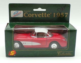 1957 Red Chevy Corvette 1:32 Pull Back Diecast 1957 Red Chevy Corvette 1:32 Pull Back Diecast