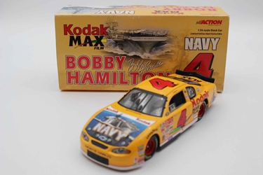 Bobby Hamilton 2000 #4 Kodak Max Film / Navy 1:24 Nascar Diecast Bobby Hamilton 2000 #4 Kodak Max Film / Navy 1:24 Nascar Diecast