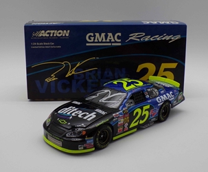 Brian Vickers Autographed 2004 #25 GMAC 1:24 Nascar Diecast Brian Vickers Autographed 2004 #25 GMAC 1:24 Nascar Diecast