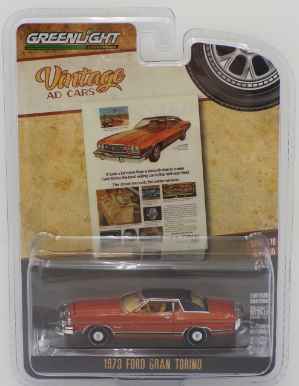 1973 Ford Gran Torino Vintage Ad Cars Series 10 1:64 Scale Vintage Ad Cars, Series 40, 1:64 Scale