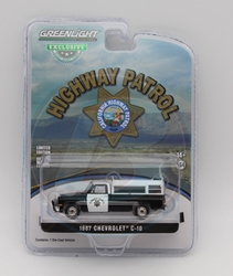 1987 Chevrolet C-10 Highway Patrol 1:64 Scale - Hobby Exclusive 1987 Chevrolet C-10 Highway Patrol Hobby Exclusive, Monster Truck Diecast, 1:64 Scale
