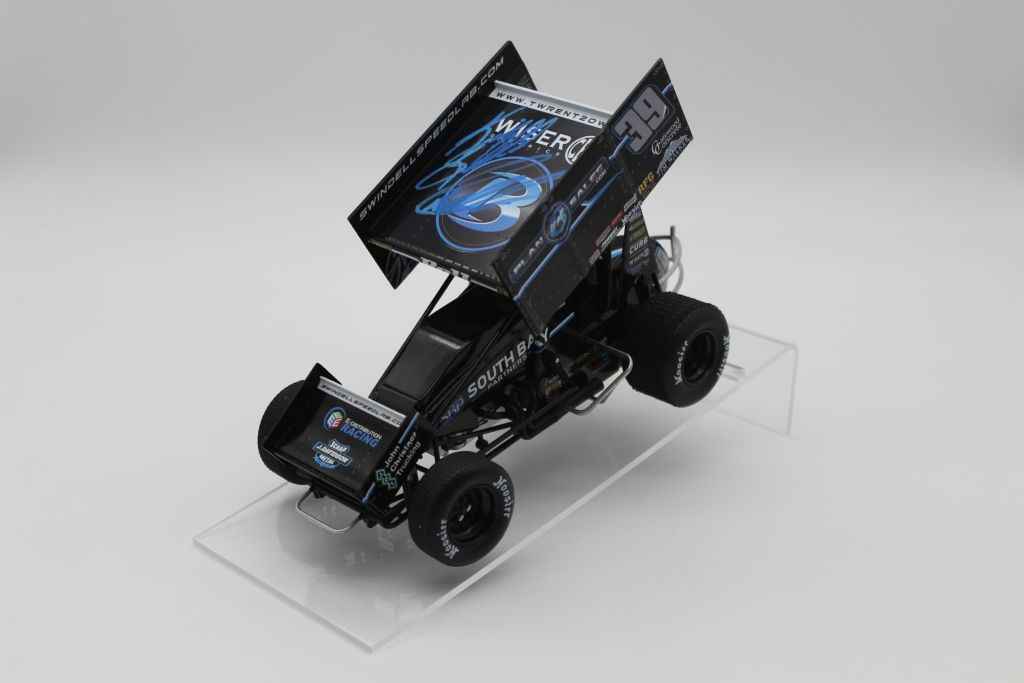 Acrylic Forward Slant 1:18 Scale Diecast Display Riser 