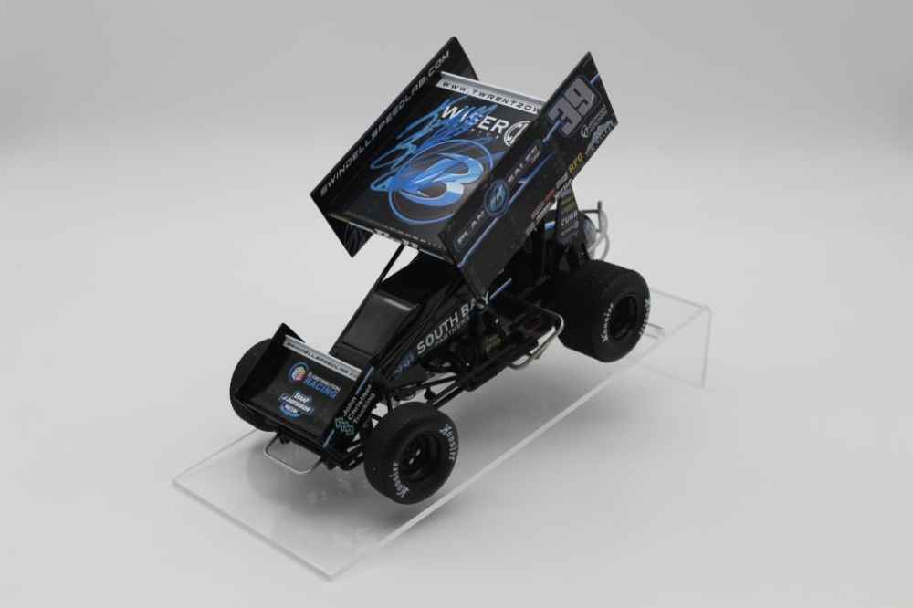Acrylic Forward Slant 1:18 Scale Diecast Display Riser