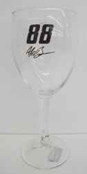 Alex Bowman Name & Number Decal Wine Glass Alex Bowman Name & Number Decal Wine Glass