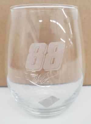 Alex Bowman Name & Number Etched Glass Tumbler Alex Bowman Name & Number Etched Glass Tumbler