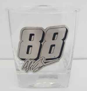 Alex Bowman Pewter Name & Number Rocks Glass Alex Bowman Pewter Name & Number Rocks Glass