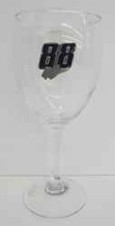 Alex Bowman Pewter Name & Number Wine Glass Alex Bowman Pewter Name & Number Wine Glass