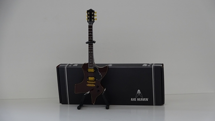 Billy Gibbons Custom Big Texas Miniature Guitar Replica Collectible Axe Heaven, Gibson, replica guitar