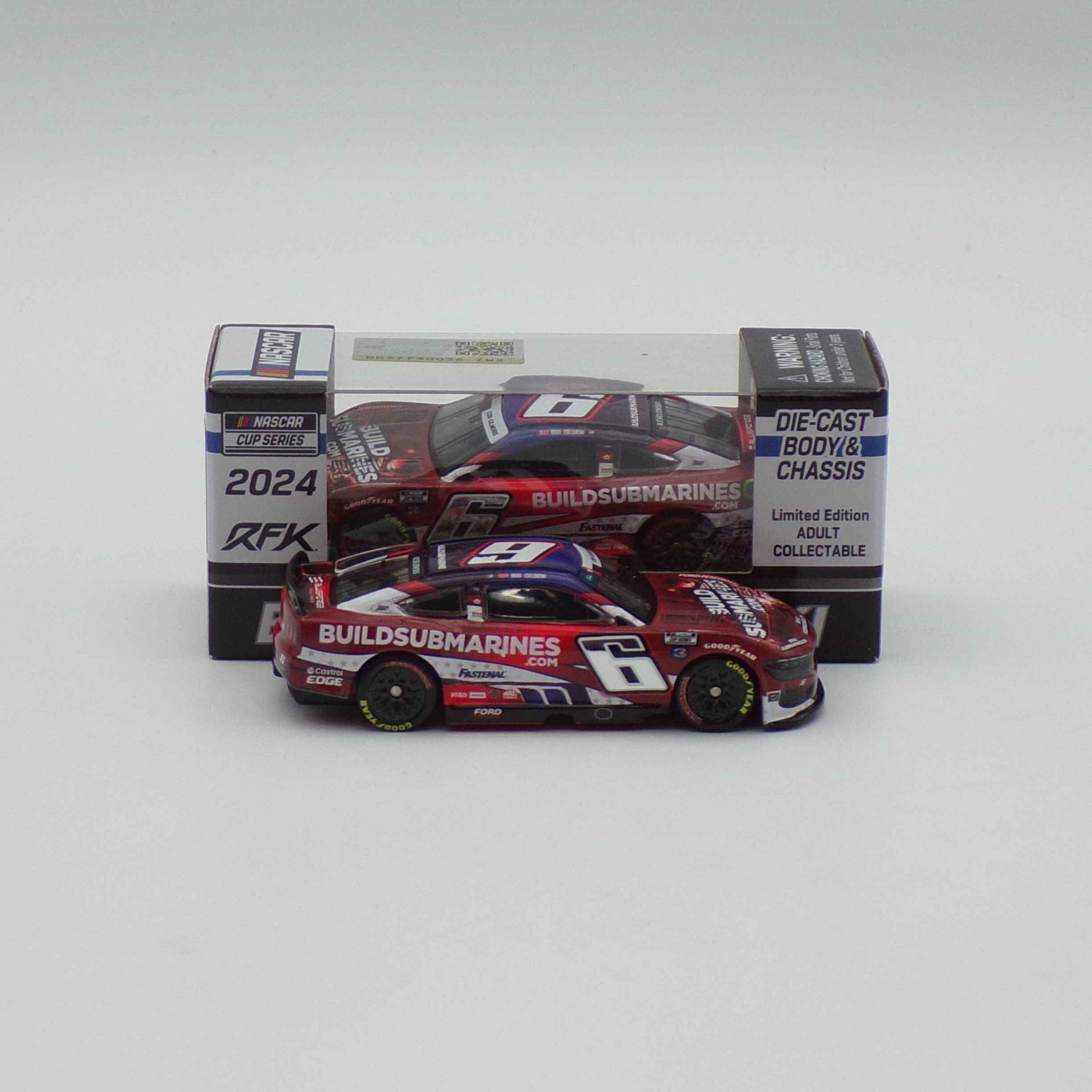 1/24 Scale NASCAR Waterslide Decals – #88 Brad Keselowski Navy Theme (TRACKSIDE)