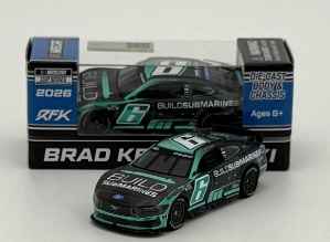 Brad Keselowski 2026 Buildsubmarines.com 1:64 Nascar Diecast - FOIL NUMBER DIECAST Brad Keselowski, Nascar Diecast, 2026 Nascar Diecast, 1:64 Scale Diecast,