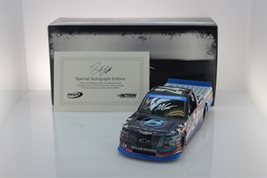 Brett Moffitt Autographed 2019 Ride with  1:24 Color Chrome NASCAR Diecast Brett Moffitt diecast, 2019 nascar diecast, pre order diecast