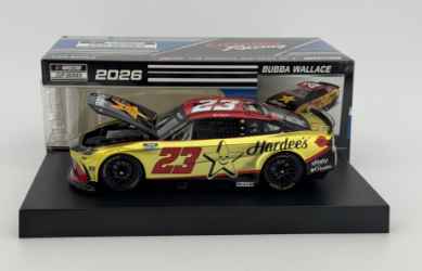 Bubba Wallace 2026 Hardees 1:24 Liquid Color Nascar Diecast  Bubba Wallace, Nascar Diecast, 2026 Nascar Diecast, 1:24 Scale Diecast