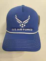 Bubba Wallace U.S. Air Force Adult Blue/Grey Sponsor Hat Hat, Licensed, NASCAR Cup Series