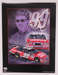 Carl Edwards "Knights of Thunder" 18" X 24" Original 2006 Sam Bass Poster Sam Bass, Carl Edwards, 2006, Monster Energy Cup Series, Winston Cup,Poster