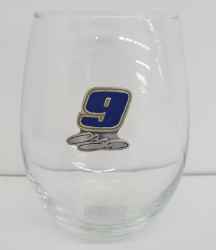 Chase Elliott Pewter Name & Number Glass Tumbler Chase Elliott Pewter Name & Number Glass Tumbler