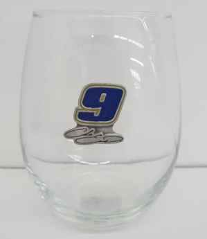 Chase Elliott Pewter Name & Number Glass Tumbler Chase Elliott Pewter Name & Number Glass Tumbler