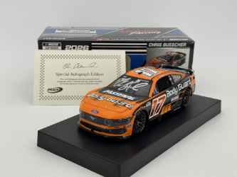 Chris Buescher Autographed 2026 Body Guard 1:24 Nascar Diecast - FOIL NUMBER DIECAST Chris Buescher, Nascar Diecast, 2026 Nascar Diecast, 1:24 Scale Diecast