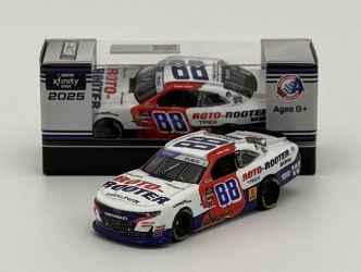 Connor Zilisch 2025 Roto-Rooter Sonoma / 7/12/25 Race Win 1:64 Nascar Diecast - Xfinity Series Connor Zilisch, Nascar Diecast, 2025 Nascar Diecast, 1:24 Scale Diecast