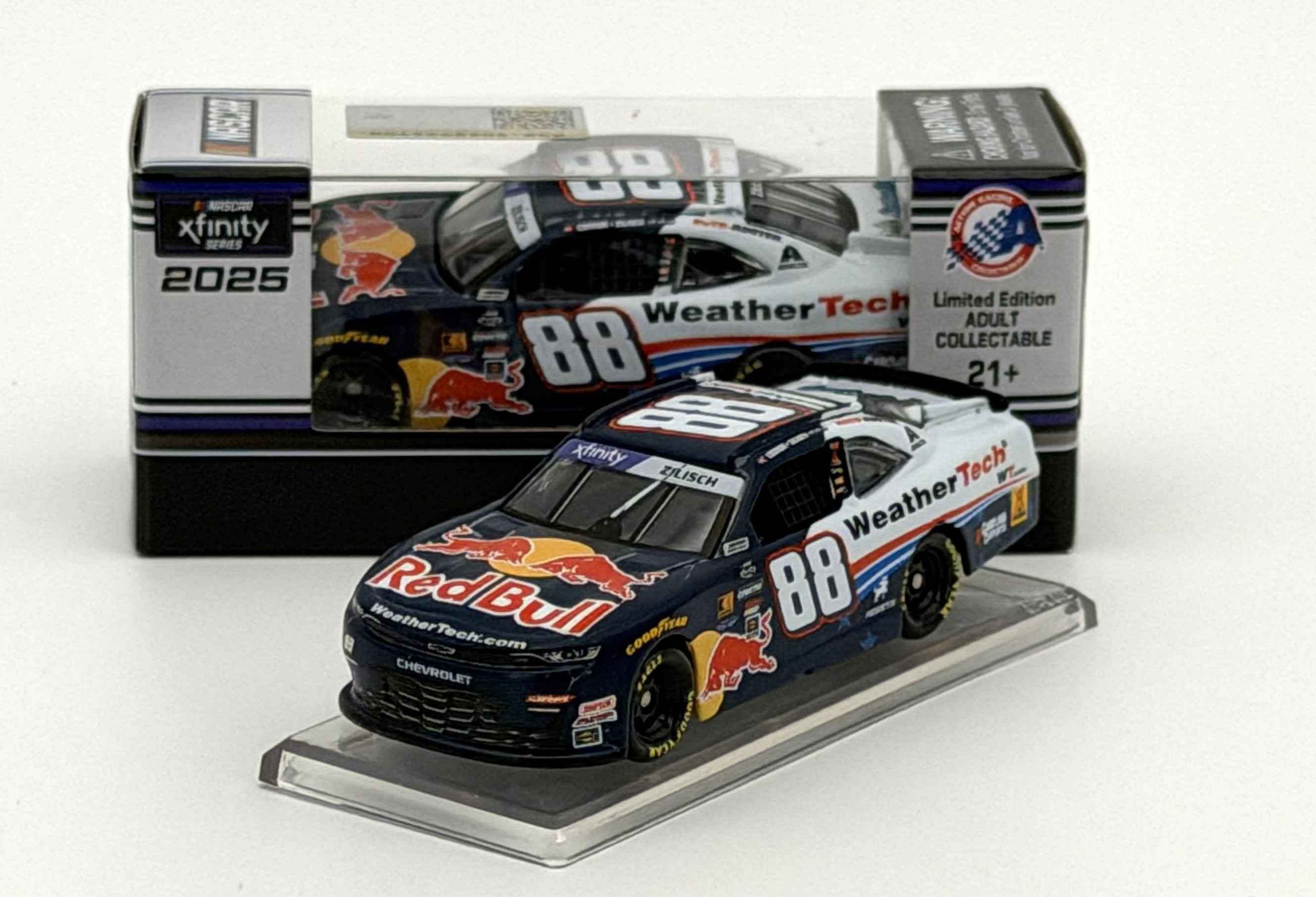 Connor Zilisch 2025 Weathertech/Red Bull 1:64 Nascar Diecast Xfinity Series