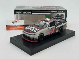 Connor Zilisch Autographed 2026 Carolina Carports 1:24 Xfinity Diecast Connor Zilisch, Nascar Diecast,2026 Nascar Diecast,1:24 Scale Diecast, pre order diecast, Autographed