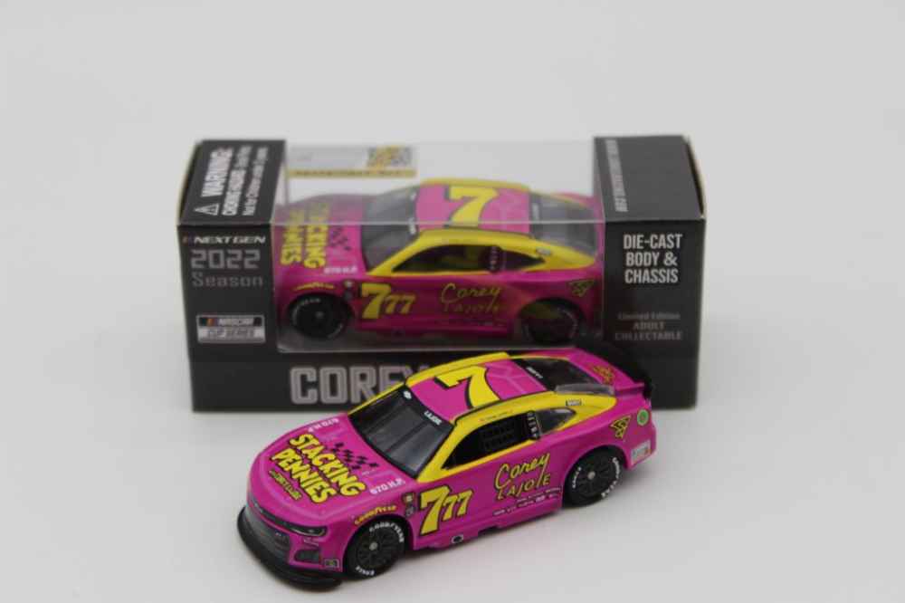 Corey Lajoie 2021 ZEREX Darlington Throwback 1:64 ARC Diecast - Modellino Auto Da Collezione In Scala 1:64