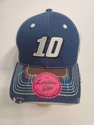 Danica Patrick Ladies Distressed #10 Hat Hat, Licensed, NASCAR Cup Series