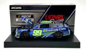 Daniel Suarez 2025 Freeway Insurance Blue 1:24 Color Chrome Nascar Diecast - FOIL NUMBER DIECAST Daniel Suarez, Nascar Diecast, 2025 Nascar Diecast, 1:24 Scale Diecast