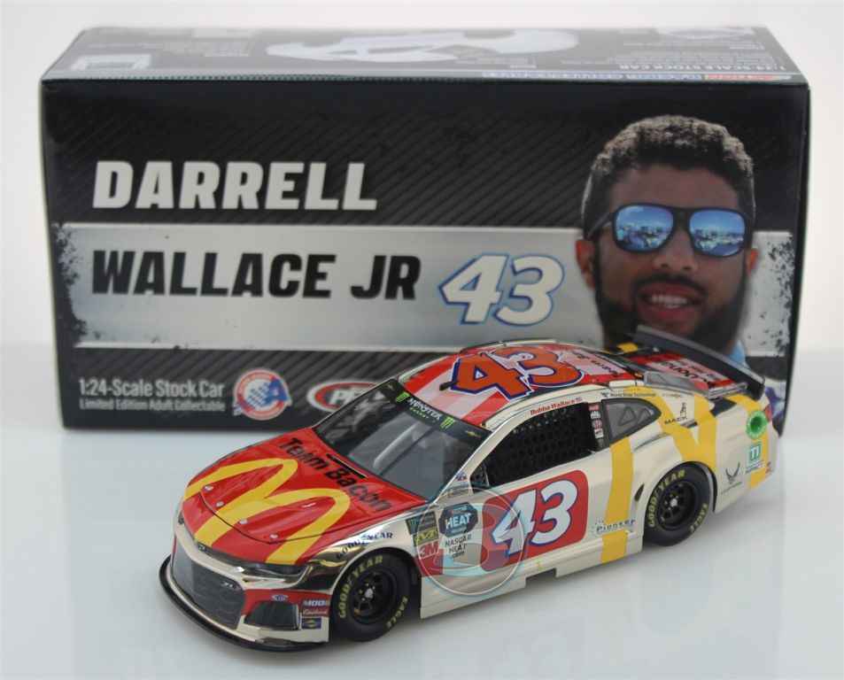NASCAR 2024 Darrell Wallace Jr #23 Grimace McDonald's, Pressofuso Lionel 1:24, Nuovo