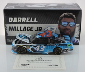 Darrell "Bubba" Wallace Jr. Autographed 2019  1:24 NASCAR Diecast Bubba Nascar Diecast,2018 Nascar Diecast,1:24 Scale Diecast,pre order diecast, Wallace Auto Club, Fontana