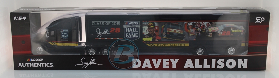 Davey Allison #28 NASCAR Hall of Fame Class of 2019 1:64 Nascar Authentics Wave 3 Hauler Davey Allison, Nascar Authentics Hauler, NASCAR Hall of Fame, NASCAR Diecast