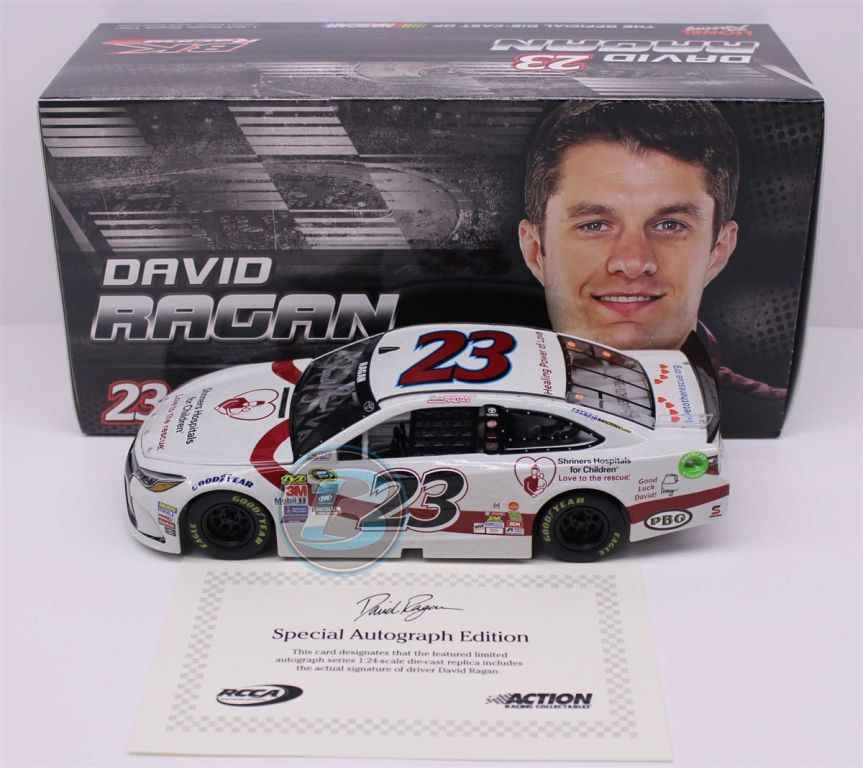 David Ragan Autographed 2016 Shriners Hospitals For Children 1:24 ...