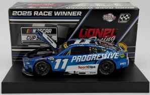 Denny Hamlin 2025 Progressive WWT 9/7/25 Gateway Race Win 1:24 Color Chrome Nascar Diecast Denny Hamlin, Nascar Diecast, 2025 Nascar Diecast, 1:24 Scale Diecast