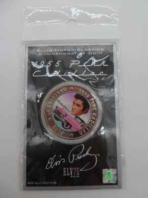 Elvis Presley's 1955 Pink Cadillac Gracelnd Mint 75th Birthday 2010 Edition Commemorative Coin Elvis Presley's 1955 Pink Cadillac Gracelnd Mint 75th Birthday 2010 Edition Commemorative Coin