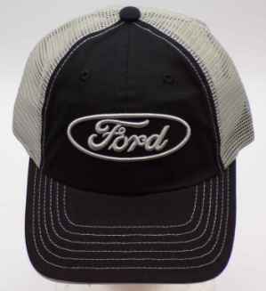 Ford Black & Green Trucker Adult Hat Hat, Licensed
