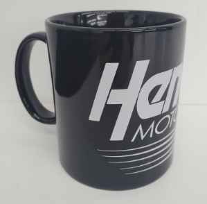 Hendrick Motorsports Black with White Letters Coffee Mug Hendrick Motorsports Black with White Letters Coffee Mug