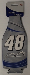 Jimmie Johnson # 48 Grey and Blue Bottle Coozie Jimmie Johnson nascar diecast, diecast collectibles, nascar collectibles, nascar apparel, diecast cars, die-cast, racing collectibles, nascar die cast, lionel nascar, lionel diecast, action diecast,racing collectibles, historical diecast,coozie,hugger
