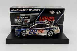 Joey Logano 2025 AAA Insurance Texas 5/4/25 Race Win 1:24 Color Chrome Nascar Diecast Joey Logano, Nascar Diecast, 2025 Nascar Diecast, 1:24 Scale Diecast