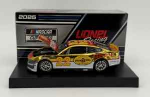 Joey Logano 2025 Shell-Pennzoil Throwback  1:24 Color Chrome Nascar Diecast Joey Logano, Nascar Diecast, 2025 Nascar Diecast, 1:24 Scale Diecast