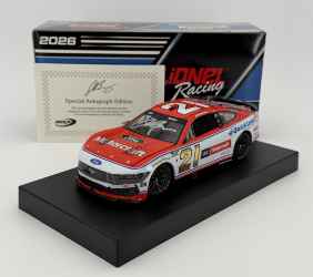 Josh Berry Autographed 2026 Motorcraft 1:24 Nascar Diecast - FOIL NUMBER DIECAST Josh Berry, Nascar Diecast, 2026 Nascar Diecast, 1:24 Scale Diecast, Autographed