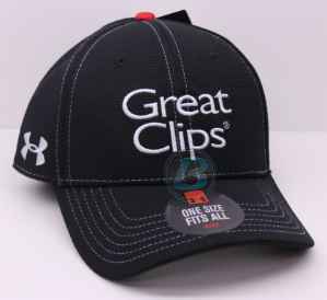 Kasey Kahne # 5 Great Clips OSFM Black Under Armour Hat JRM,Kasey Kahne,Earnhardt,Nationwide,JRM,Under Armour,HAT