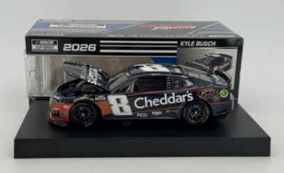Kyle Busch 2026 Cheddars 1:24 Nascar Diecast Kyle Busch, Nascar Diecast, 2026 Nascar Diecast, 1:24 Scale Diecast