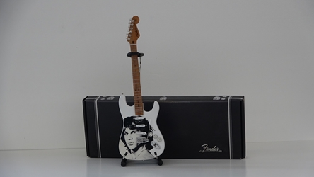 Licensed Jim Morrison Tribute Fender™ Strat™ Guitar Replica - Radio Days Axe Heaven, Gibson, replica guitar