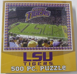 Louisiana State University LSU Tigers 500 Piece Jigsaw Adult Puzzle Louisiana State University LSU Tigers 500 Piece Jigsaw Adult Puzzle