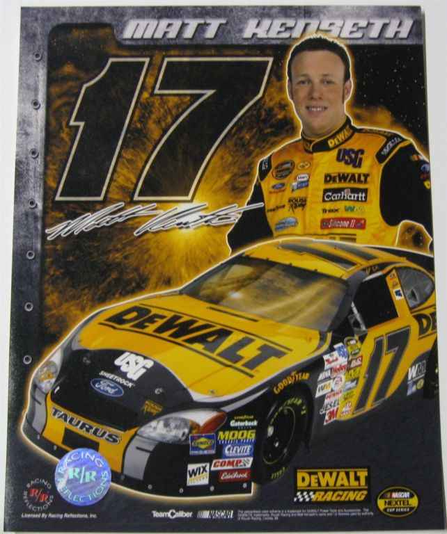 Miniature NASCAR 1:24 Team Caliber – Matt Kenseth 2002, Ford Taurus Série CUP, Dewalt