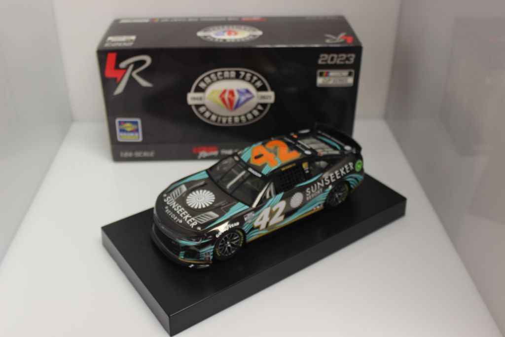 NASCAR 2023, Noah Gragson #42 Auto Sunseeker Resort, Diecast 1/64 Lionel, Nuovo - Foto 5