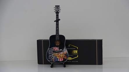 Officially Licensed Lynyrd Skynyrd USA Tribute Acoustic Mini Guitar Axe Heaven, Gibson, replica guitar