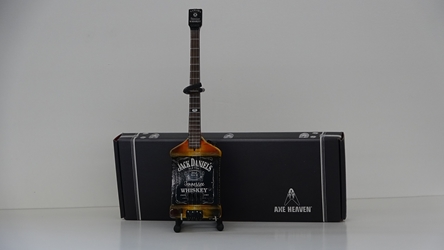 Officially Licensed Michael Anthony Jack Daniel’s Bass Mini Guitar Replica Collectible Axe Heaven, Gibson, replica guitar