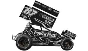 Aaron Reutzel 2026 Power Plus- Black  #87 1:18 Sprint Car Diecast Aaron Reutzel, sprint diecast, diecast collectibles, dirt racing, sprint car, diecast cars, 2026