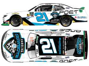 *Preorder* Austin Hill 2026 Carolina Cowboys 1:24 Color Chrome Nascar Diecast - O'Reilly Auto Parts Series  Austin Hill, Nascar Diecast, 2026 Nascar Diecast, 1:24 Scale Diecast