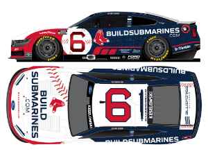 *Preorder* Brad Keselowski 2025 Buildsubmarines.com/Red Sox 1:64 Nascar Diecast Brad Keselowski, Nascar Diecast, 2025 Nascar Diecast, 1:64 Scale Diecast,